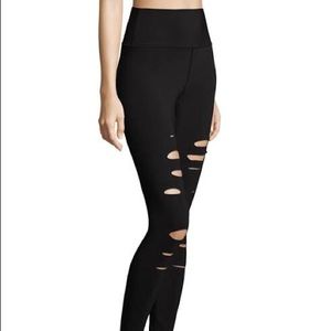 ALO Yoga Pants - Alo Yoga Ripped Warrior Legging ALO Yoga Pants - Alo Yoga Ripped Warrior Legging